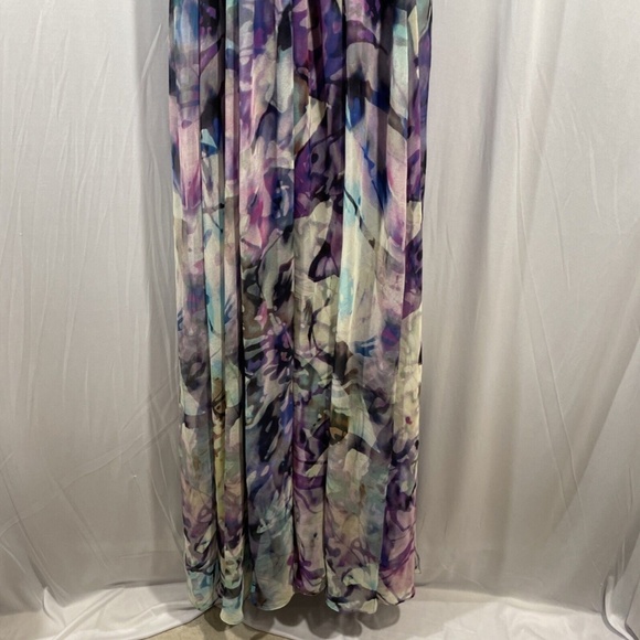 NEW La Femme [ 4 ] Sweetheart Strapless Embellished Waist Chiffon Gown‎ - Picture 12 of 13